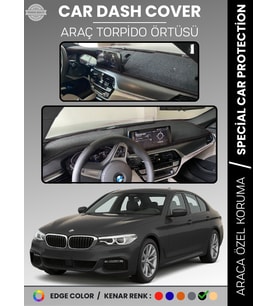 BMW G30 G31 G38 (2017+) Torpido Örtüsü Ön Göğüs Koruma Torpido Koruma Çatlamayı Engeller Tam Uyum