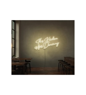 This Kitchen is for Dancing Yazılı Neon Tabela