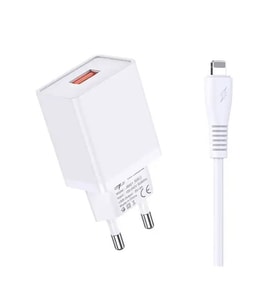 Tonex TX-12 10W 2.1A Hızlı Şarj Lightning Şarj Cihazı Seti