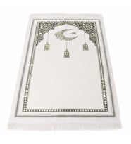 Kıbrısi Şönil Seccade Krem 68x110 cm - 330 gr