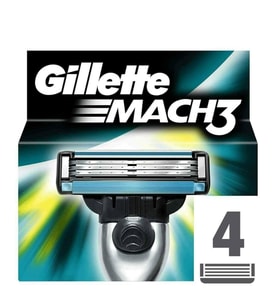 Gillette Mach 3 Yedek Bıçak 4'lü