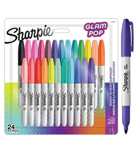 SHARPİE 2198779 GLOM POP PERMANENT FINE MARKER SET 24'LÜ