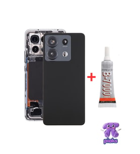 Redmi Note 13 Pro 5G Arka Kapak Pil Batarya Kapağı Kamera Lensli 2312DRA50C Uyumlu + B700