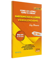 Emsal Yayınları Aöf Gayrimenkullerde Vergilendirme Konu Anlatımlı Çözümlü Soru Bankası Güncel Baskı (Çok Renkli)