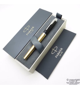 Parker IM Lake Siyah Gold Roller Kalem  İsme Özel Kalem