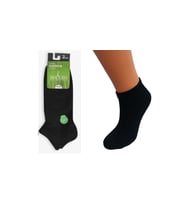 2'Lİ KALİTELİ ERKEK BAMBU PATİK ÇORAP 40-44 (Siyah)