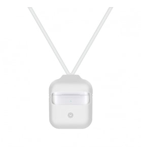 Blogy AirPods ile Uyumlu Silikon Kılıf White