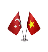 Vietnam İkili Masa Bayrağı