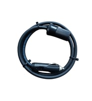 Araç Çakmaklık Uzatma Kablosu 12-24 Volt 16 Amper 2 X1,5mm TTR Bakır 1 Mt-Siyah