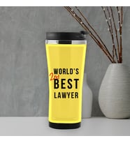 Dünyanın En İyi 2, Avukatı Termos Mug (Beyaz)