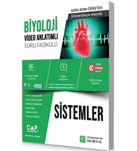 Biyoloji Sistemler Konu Anlatımlı Soru Bankası Çap Yayınları