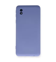 Samsung Galaxy A01 Core Kılıf Nano İçi Kadife Silikon - Lila