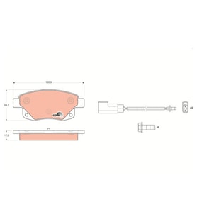 ARKA FREN BALATASI TRANSIT V347-V348 06>11