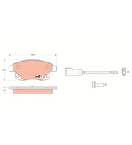 ARKA FREN BALATASI TRANSIT V347-V348 06>11