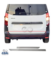 Dacia Logan Mcv Krom Alt Bagaj Çıtası 2 prç 2005-2014 P. Çelik