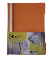 Bafix Telli Dosya Plastik XL Turuncu A4