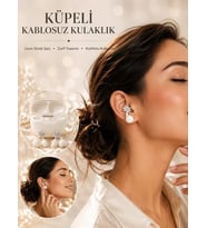 Küpeli Kablosuz Bluetooth Kulaklık Uzun Süreli Şarj Özellikli
