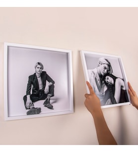 Yapışkanlı Sök Tak Kare Çerçeveler 30x30cm - 2'li paket, sevgiliye hediye, yıldönümü hediyesi, geçmiş olsun hediyesi, yeni iş hediyesi, anneye hediye, babaya hediye, resimli hediye