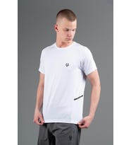 Maraton Regular Erkek Bisiklet Yaka Beyaz T-shirt