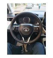 DİKİŞLİ DİREKSİYON KILIFI İTHAL NOKTALI DAMARLI SİYAH DİKİŞLİ COROLLA İÇİN HIZLI KARGO