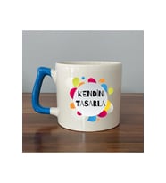 Kendin Tasarla Mavi Kulplu D Kupa