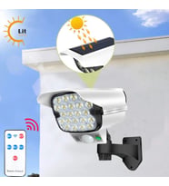 Kamera Görünümlü Su Geçirmez Gece Aydınlatması Hareket Sensörlü Solar 66 Led Aydınlatma