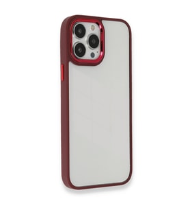 İphone 13 Pro Max Kılıf Dora Kapak - Kırmızı