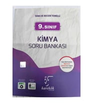 Karekök Yayınları KAREKÖK YAYINLARI 9.SINIF KİMYA SORU BANKASI 2025 YENİ BASKI (Çok Renkli)