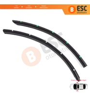 VW Transporter T5 T6 T6.1 Caravelle Multivan 7H0837565 7H0837566 İçin Ön Kapı Alt Fitili Seti