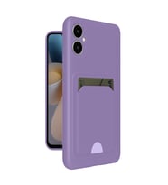 Samsung Galaxy A05 Kelvin Kartvizitli Silikon - Lila