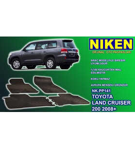 Toyota Land Cruiser 200 paspas kauçuk oem germany 2009+ Sonrası NİKEN (Siyah)