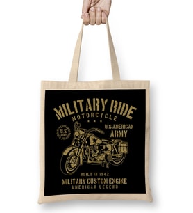 Military Ride Army Motorcycle Bez Çanta Uzun Saplı