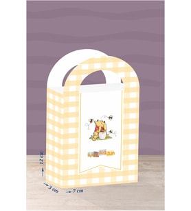 Winnie The Pooh Teması Mini Çanta 12x7 cm 8'li Paket