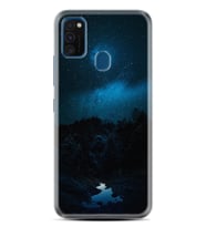 Samsung M21 M22 M23 M30 M31S M32 Kılıf Desenli Silikon Gece 1633