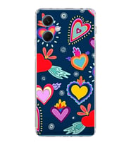 PrintiFy Xiaomi Redmi Note 12 5G ile Uyumlu 1mm Slim Fit Retro Colors 3 Baskılı Şeffaf  Kılıf