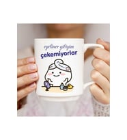 Eyeliner Gibiyim Çekemiyorlar Baskılı Kupa Bardak