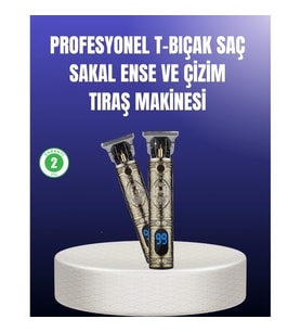 Mey İthalat® Erkek Bakım İçin Profesyonel Şarjlı Tıraş Makinesi