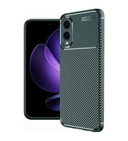 S25 Edge Auto Focus Karbon Kapak - Koyu Yeşil
