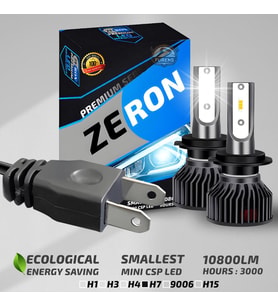 ZERON Premium Series H7 Led Xenon Şimşek Etkili Led Xenon Led Ampul