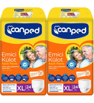 Canped Emici Külot Hasta Yetişkin Bezi XL - Ekstra Büyük - Extra Large 48 Adet (2PK*24)