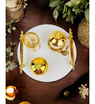 Commitment Nişan Kahve Tepsisi (Gold)
