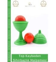 #Sihirbazlık Yeşil Renk Sihirli Kupa Eğlenceli Profesyonel Sihirbazlık Hobi Top Kaybetme Oyunu 7 cm