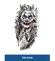 TBS-8340 ORTA BOY TABANCALI ADAM DESEN GEÇİCİ DÖVME-TATTO