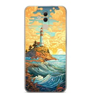 Huawei Mate 20 Lite Uyumlu Baskılı Yumuşak Silikon Şeffaf Telefon Kılıfı