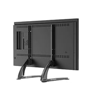 Ayarlanabilir Masaüstü TV Standı 37-75 İnç Universal Metal Televizyon Ayağı Siyah