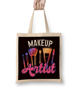 Make Up Artist Beauty Salon Lipstick Cosmetologist Cosmetics Bez Çanta Uzun Saplı