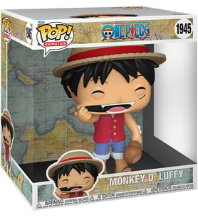 Funko Pop Jumbo: One Piece - Luffy 10 İnç, Oyuncak Figür (Krem)