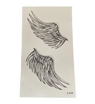 Geçici Melek Kanadı Dövme Tattoo