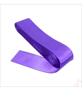 Saten Kurdele, 3cm x 10mt - Mor