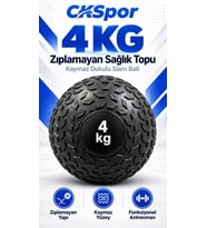 CKSpor 4 Kg Zıplamayan Sağlık Topu Slam Ball Crossfit Fitness Fonksiyonel Antrenman Ağırlık Topu